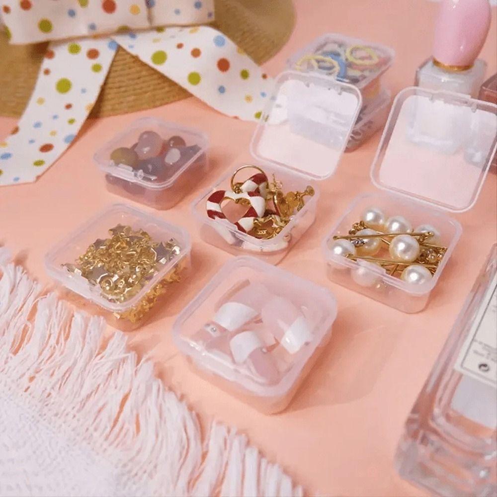 1Set Diamond Painting Plastic Storage Box DIY Nail Art Jewelry Earring Storage