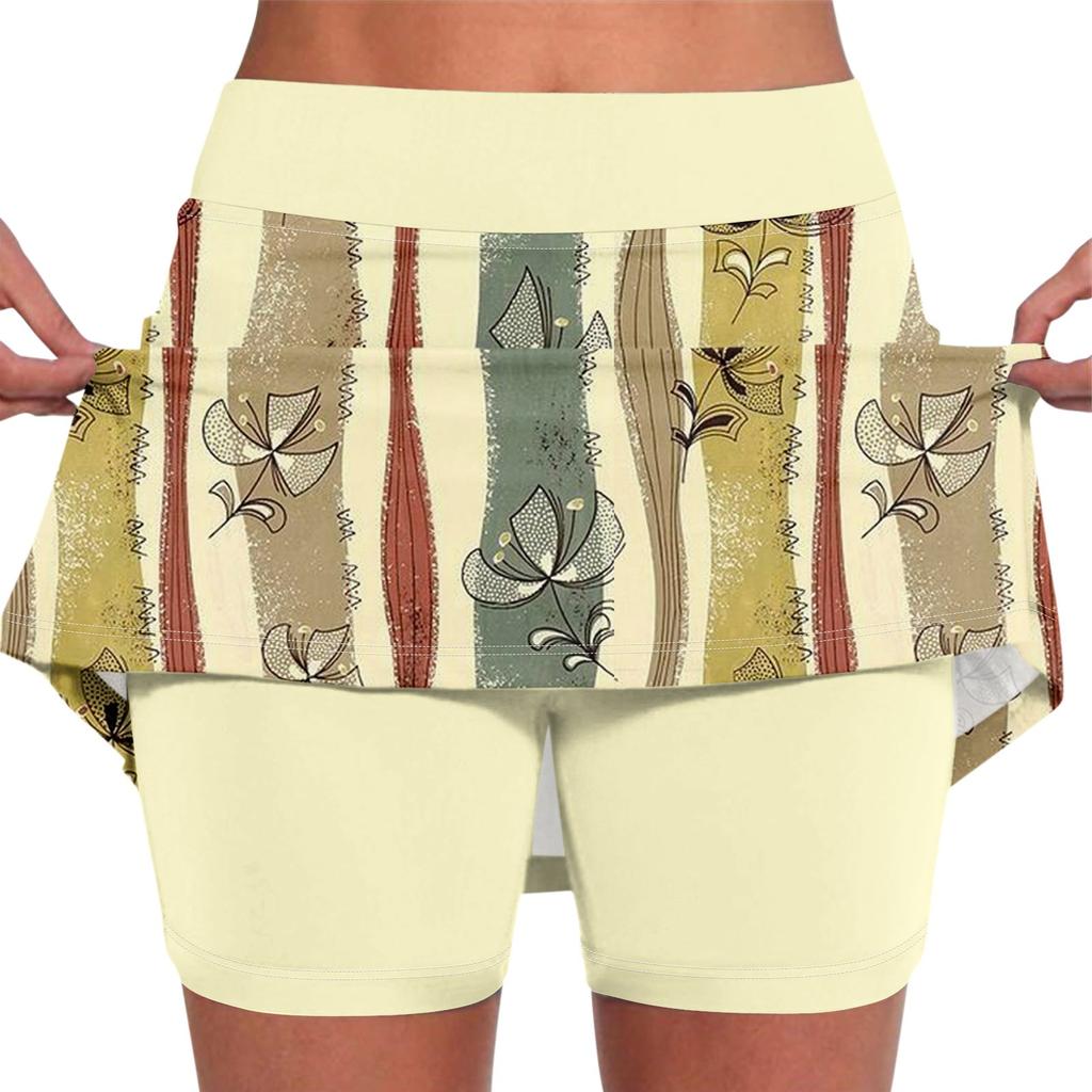 Эластичные брюки-кюлоты для йоги для женщин, спортивные шорты с принтом, легкие узкие джоггеры с высокой талией и принтом
