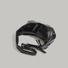 Niche design black retro large-capacity dumpling bag, 2025 new summer fashion versatile shoulder and crossbody bag
