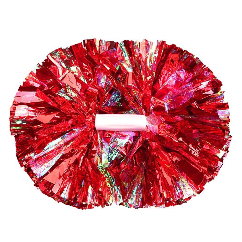 Multicolors Cheerleader Pom Poms 30cm*37cm Gymnastics Pompoms Dance Party Concert Decorator