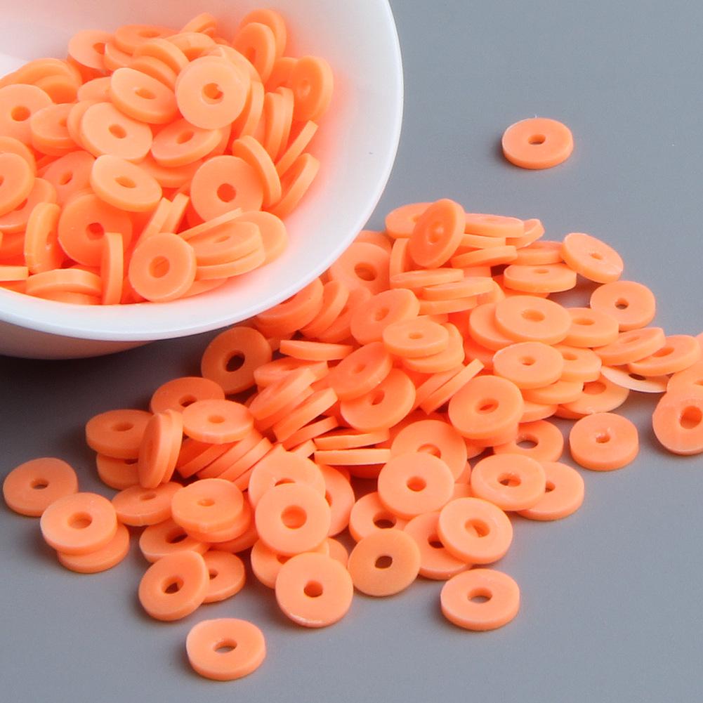 10 г бусин из полимерной глины сплошного цвета для браслетов и ожерелий - Разделительные бусины ручной работы