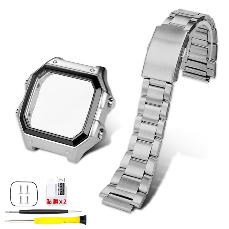 Корпус AE1200 с безелем из нержавеющей стали, ремешок для Casio G-Shock 3299 AE-1200WH AE-1300, модифицированный металлический корпус, браслет, комплект с зеркальным стеклом