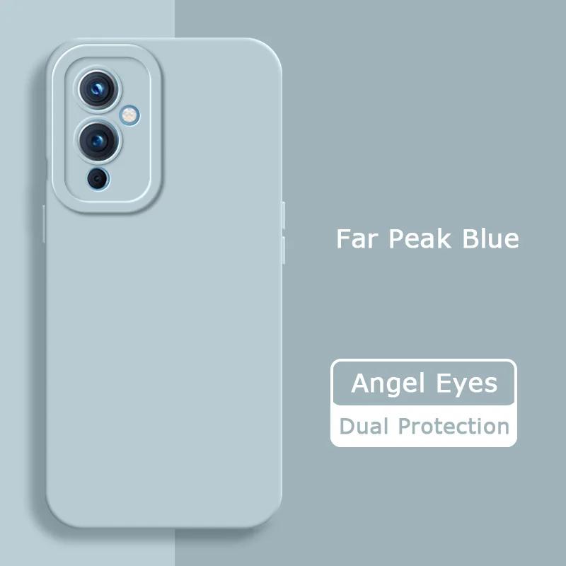 Чехол для телефона из жидкого силикона с ангельскими глазками для OnePlus 9 Pro 9R R RT, мягкий, защитный, противоударный чехол для камеры OnePlus9 9Pro 9RT