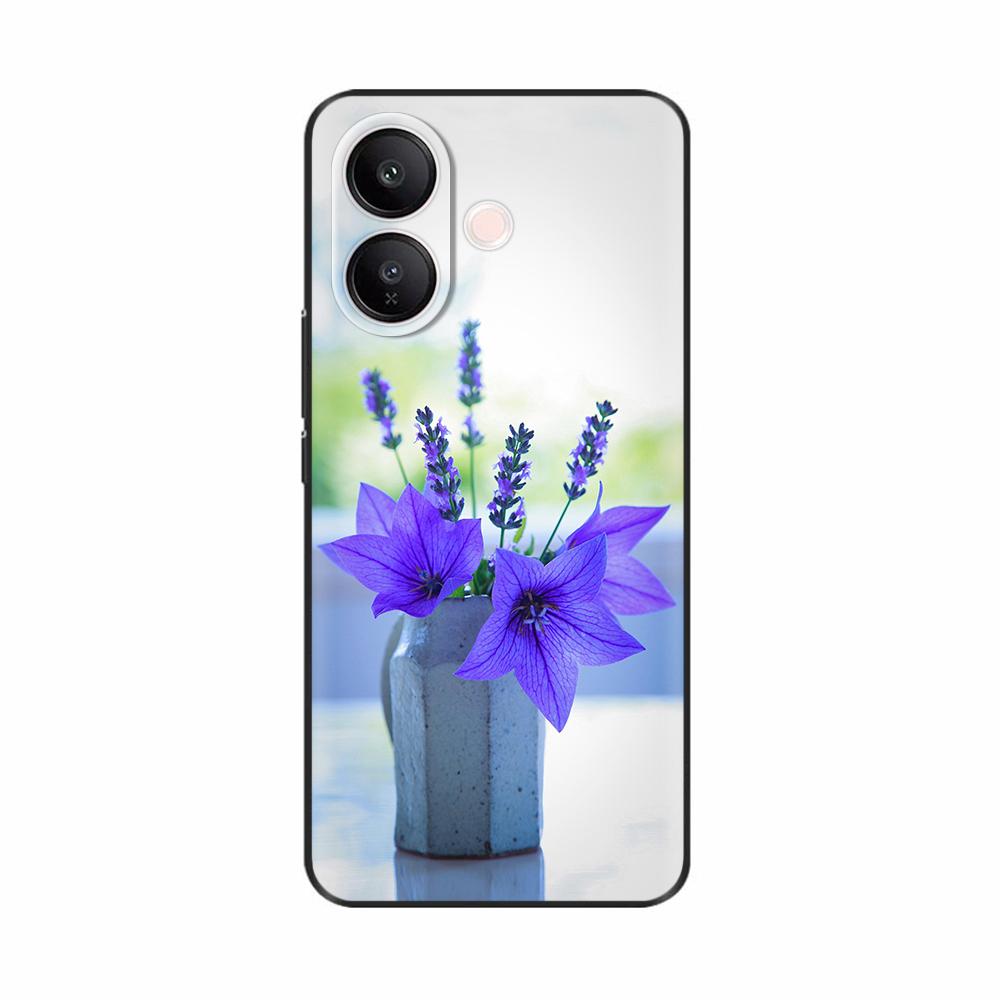 Для Vivo V60 Lite Чехол Мягкая Силиконовая Задняя Крышка Для Vivo V60 Lite 4G 5G Мобильного Телефона Защитные Чехлы Крышка Coque Funda Etui Para