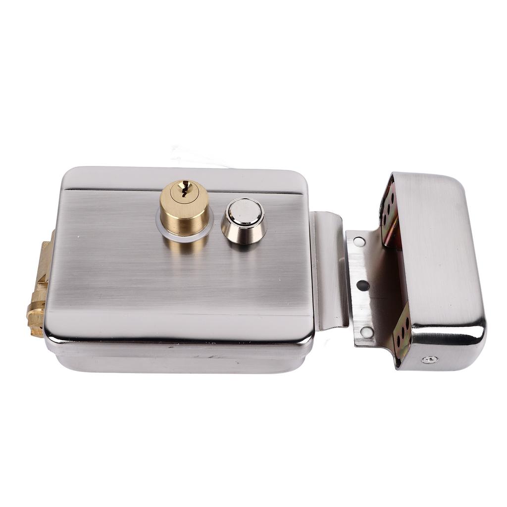 Electric Control Door Lock Dual Head Double Lock for Doorbell Intercom Access Control Security