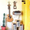 Настенный держатель для гитары Полка Держатель для медиаторов Деревянный крючок Стойка для демонстрации электрогитары Персонализированный декор для гитары