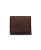 Sotto Pueblo Leather Card & Money Holder, Genuine Leather, Dark Brown, So-z-0253