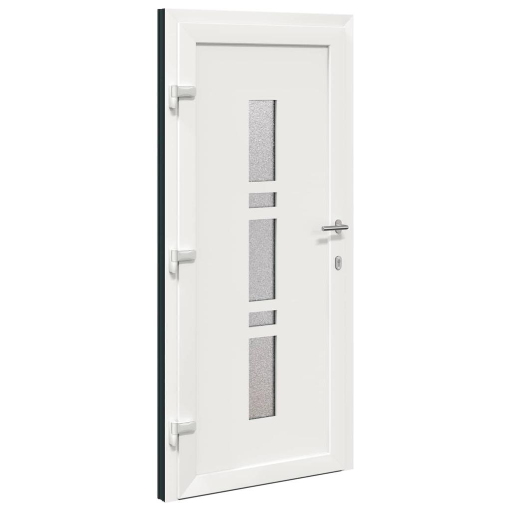 Front Door Anthracite 108 x 208 cm PVC