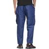 Adidas Originals Trefoil Solid Letter Logo Cargo Pocket Straight Casual Pants Men Bottoms Blue HM8005