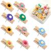 Pack Of 10 Multicolor Flower Push Pins Decorative Thumb Tacks For Bulletin Boards Photo Displays Craft Projects