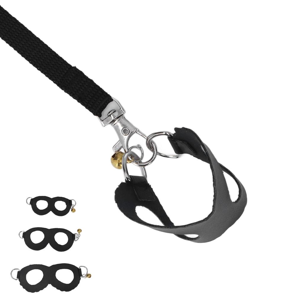 Hamster Harness and Leash Set Artificial Leather Soft Easy To Wear Rat Walking Harness Vest and