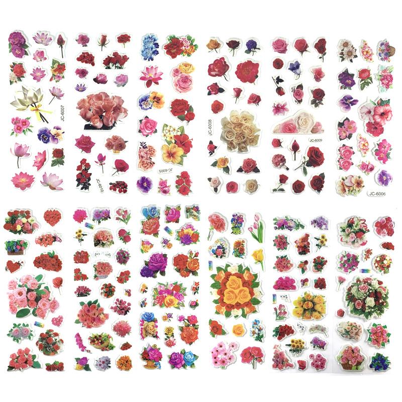 12 листов/комплект 3D наклейки с динозаврами для детей игрушки домашний декор стены мультяшная наклейка для скрапбукинга тетрадь для мальчиков этикетка для дневника