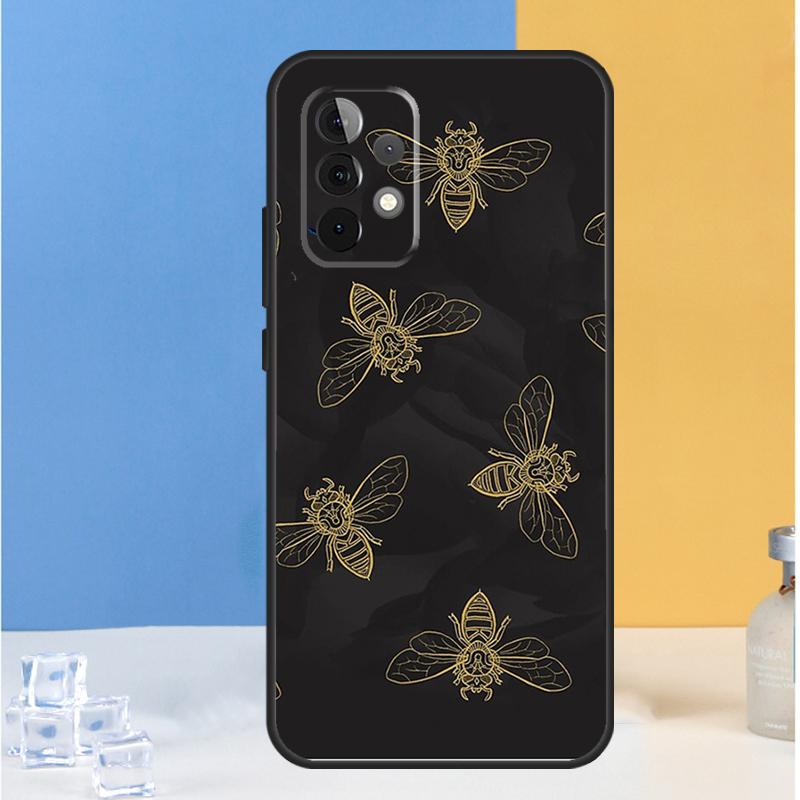 Чехол Пчелы для Samsung Galaxy A55 A35 A15 A13 A33 A53 A36 A26 A16 A54 A34 A14 A32 A52 A56 A05 A06