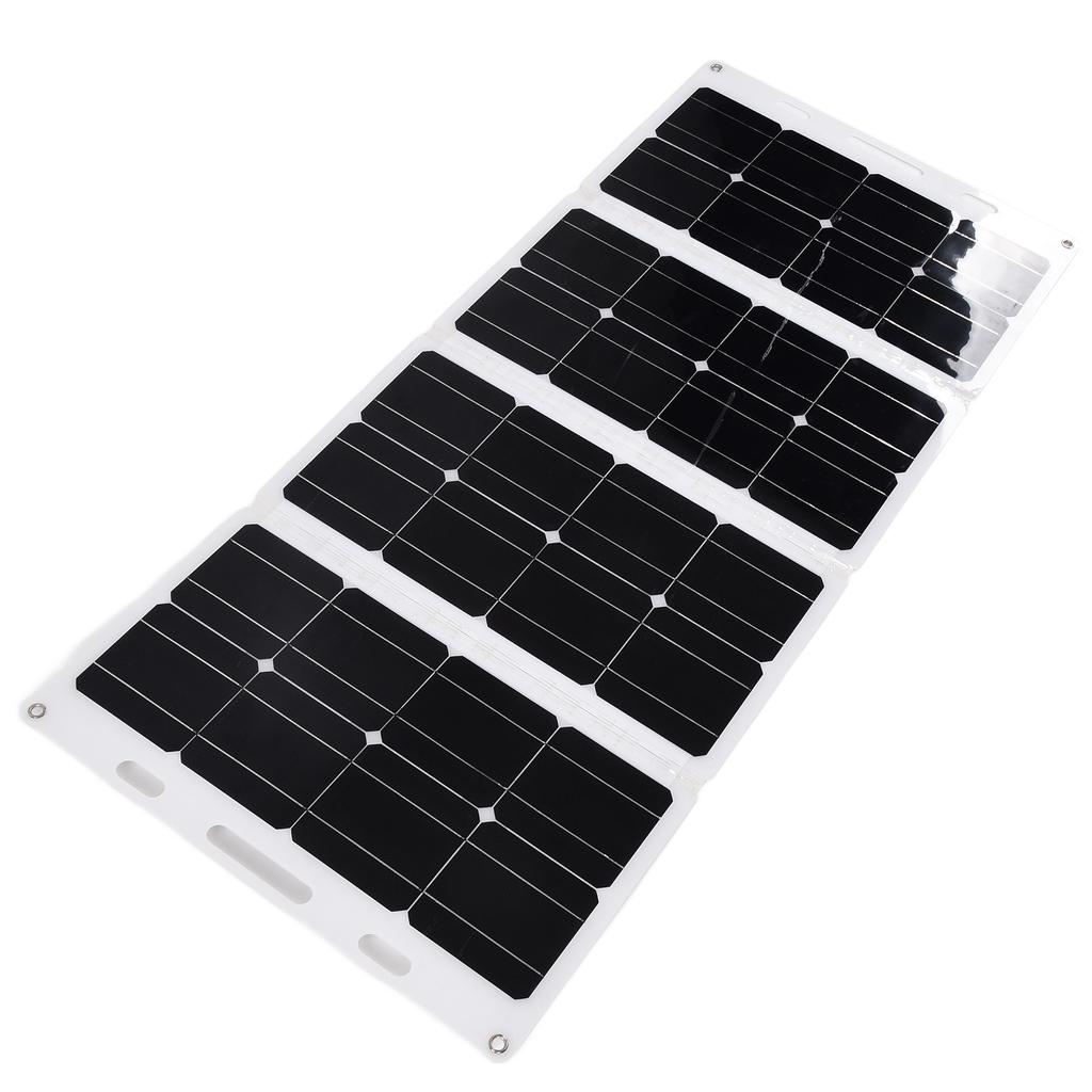 Комплект солнечных панелей, портативная складная система зарядного устройства для аккумуляторов, водонепроницаемая для кемпинга на колесах 100 Вт 18 В