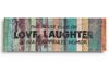 Stretched Canvas Quotes Wall Art Decor, This House Runs On Love, Laughter & Inappropriate Humor Wall Decor-twoRustic Wall Art Sign