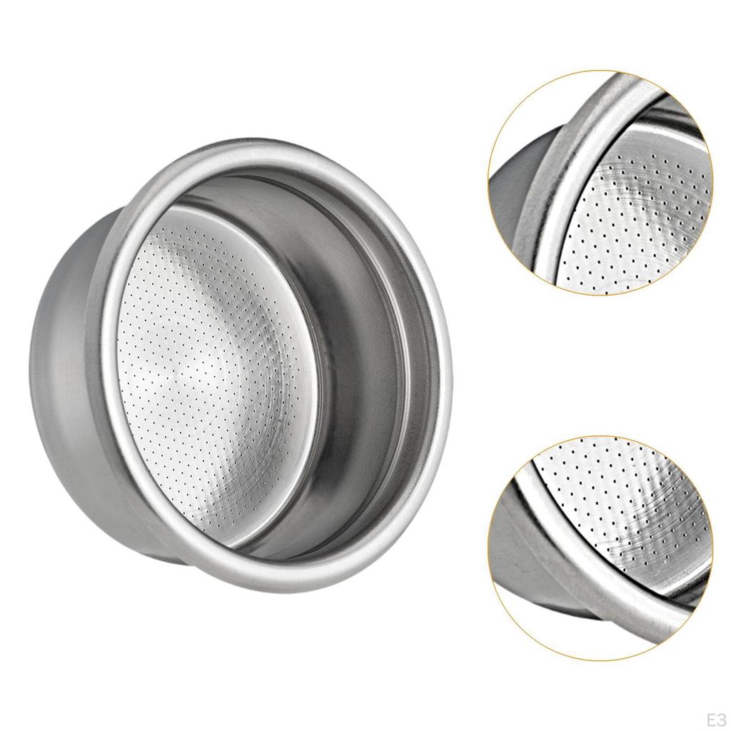 51mm Coffee Filter Cup Barista Espresso Maker Portable Portafilter Basket Shop Bar