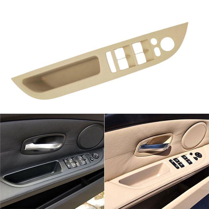 Bezel 51416983705 Beige Driver Left Window Switch Trim For BMW 5-Series E60 E61 2008-2010 Door Armrest Upper Panel