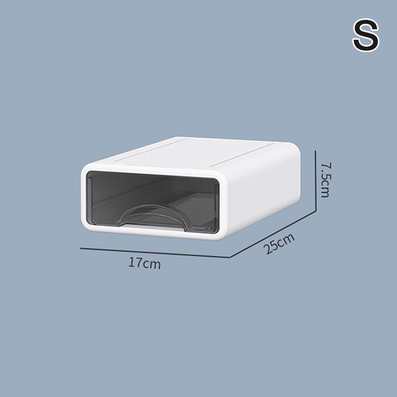 Пластиковая коробка, настольный органайзер, ящик для хранения косметики, штабелируемый контейнер для ювелирных изделий, офисная отделка, органайзер, коробка