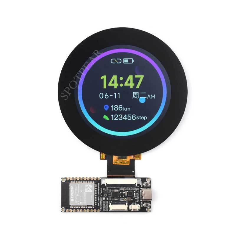 ESP32-S3 2.8" Круглый RGB ЖК-дисплей 480x480 Емкостный сенсорный дисплей