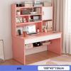 Children's Study Desk and Chair Set with Bookshelf Combination