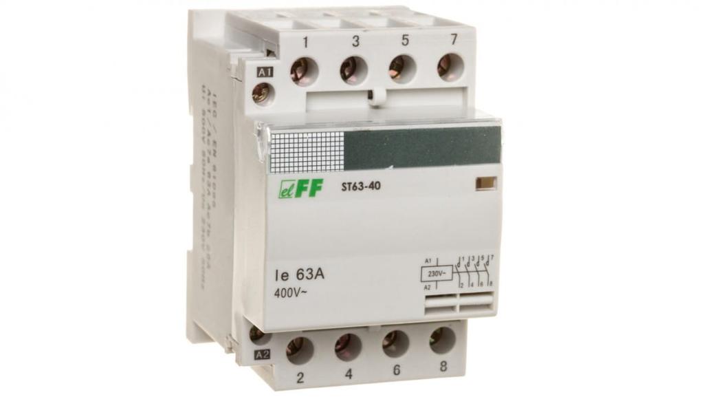 Modular contactor 63A 4Z 0R 230V AC ST63-40