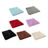Seat Cushion Trapezoidal Shape Adjustable Straps Plush Material Chair Pad Dining Office Car Seat Cover Home Accessory