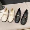 Lightweight Loafers Women's Versatile 2025 New Flat-soled Single Shoes with Skirts, Small Leather Shoes Women's Shoes 1025-25