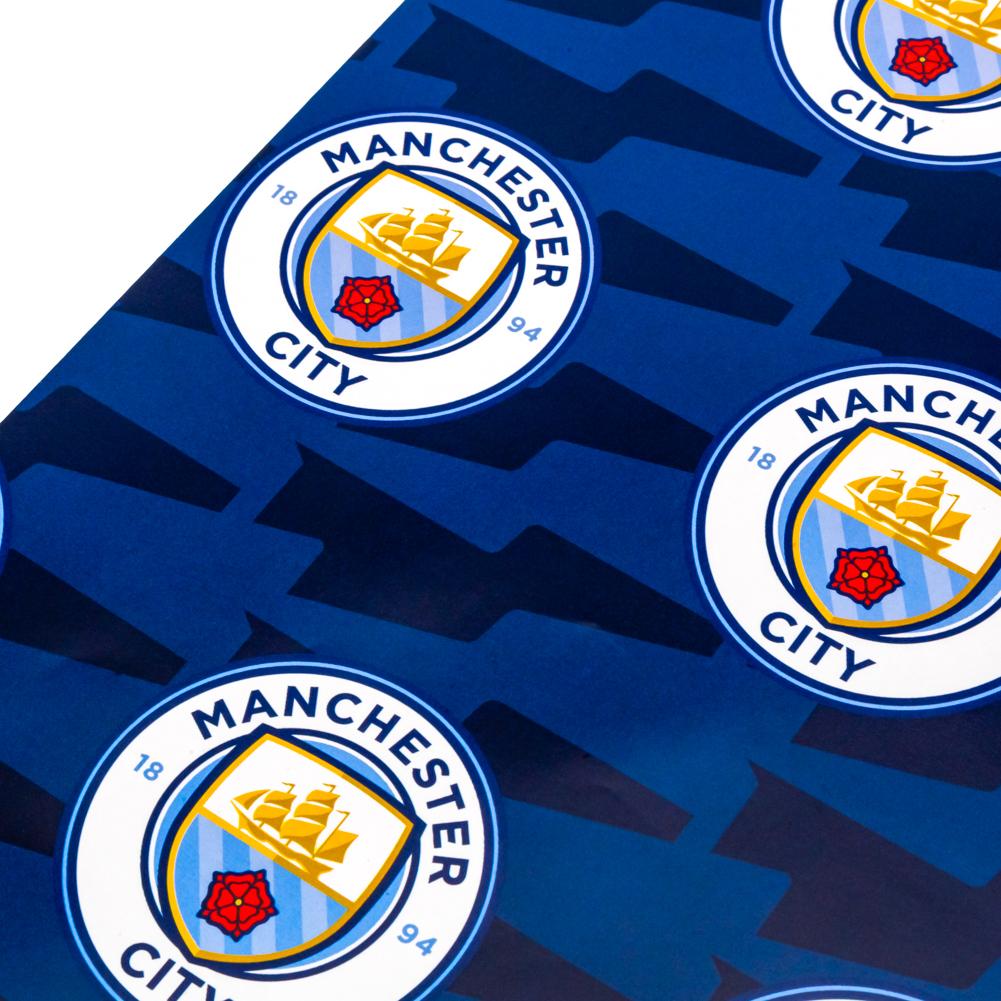 Листы подарочной упаковки Manchester City FC Crest (Упаковка из 2 шт.)