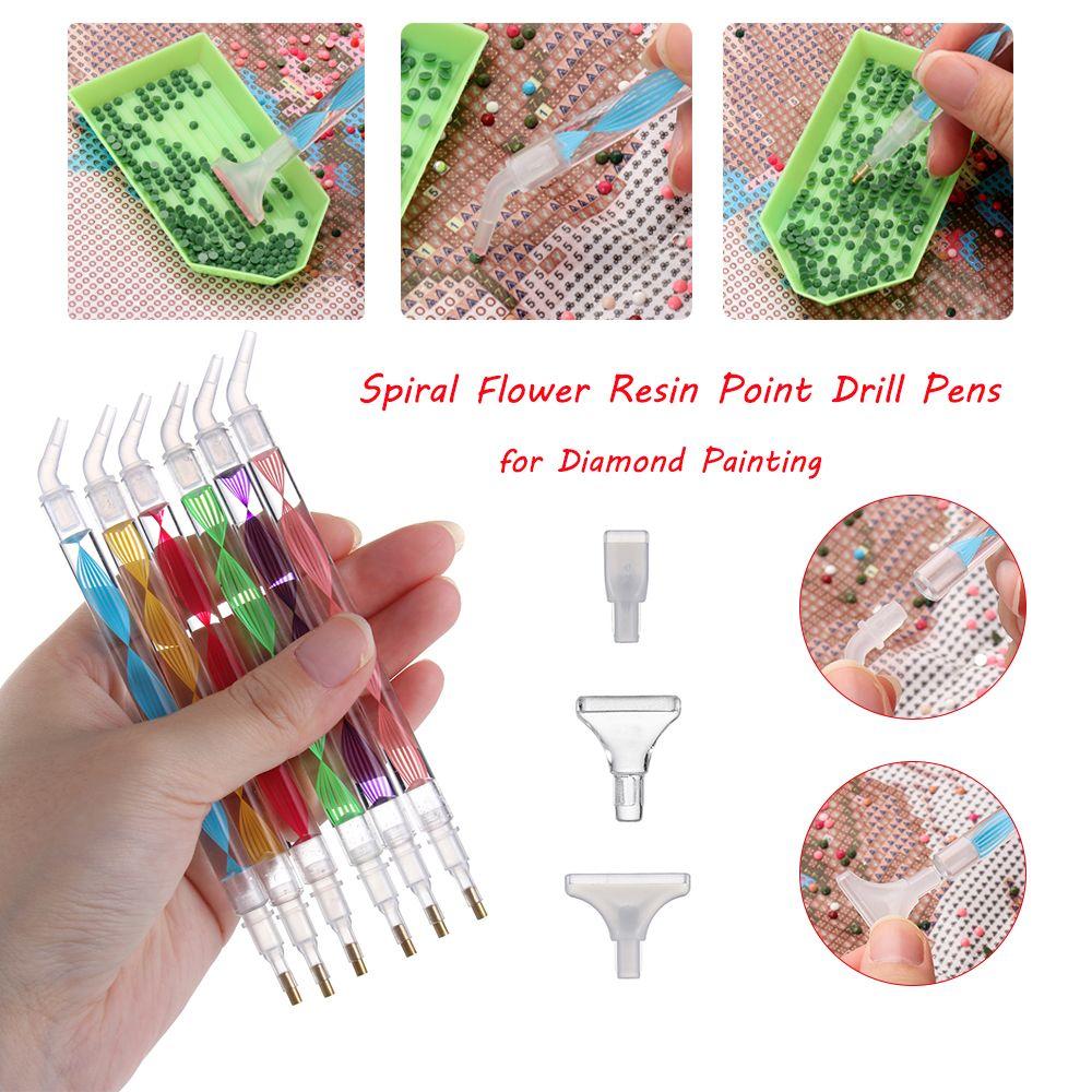 Швейные принадлежности Вышивка крестом Смола Ручка 5D Алмазная живопись Алмазная живопись Ручка Точечная ручка
