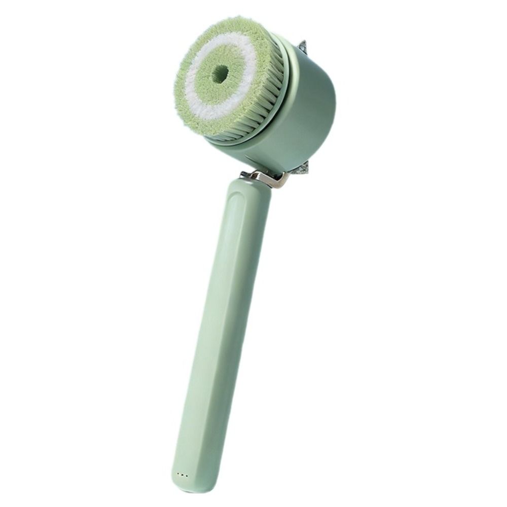 Long Handle Electric Bath Brush Portable Back Rub Bath Brush Soft Hair Bath Brush Dorm Room