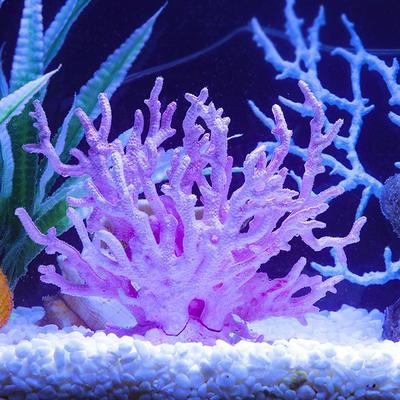 Имитация смолы Мини Коралл Микро Ландшафт Аквариум Морские Звезды Декорации Аквариум Декор Украшения Растения Аксессуары