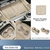 ДЛЯ ZEEKR 8X Беспроводная зарядная панель, Панель центрального управления, Противоскользящая накладка в салон, Защитные силиконовые аксессуары