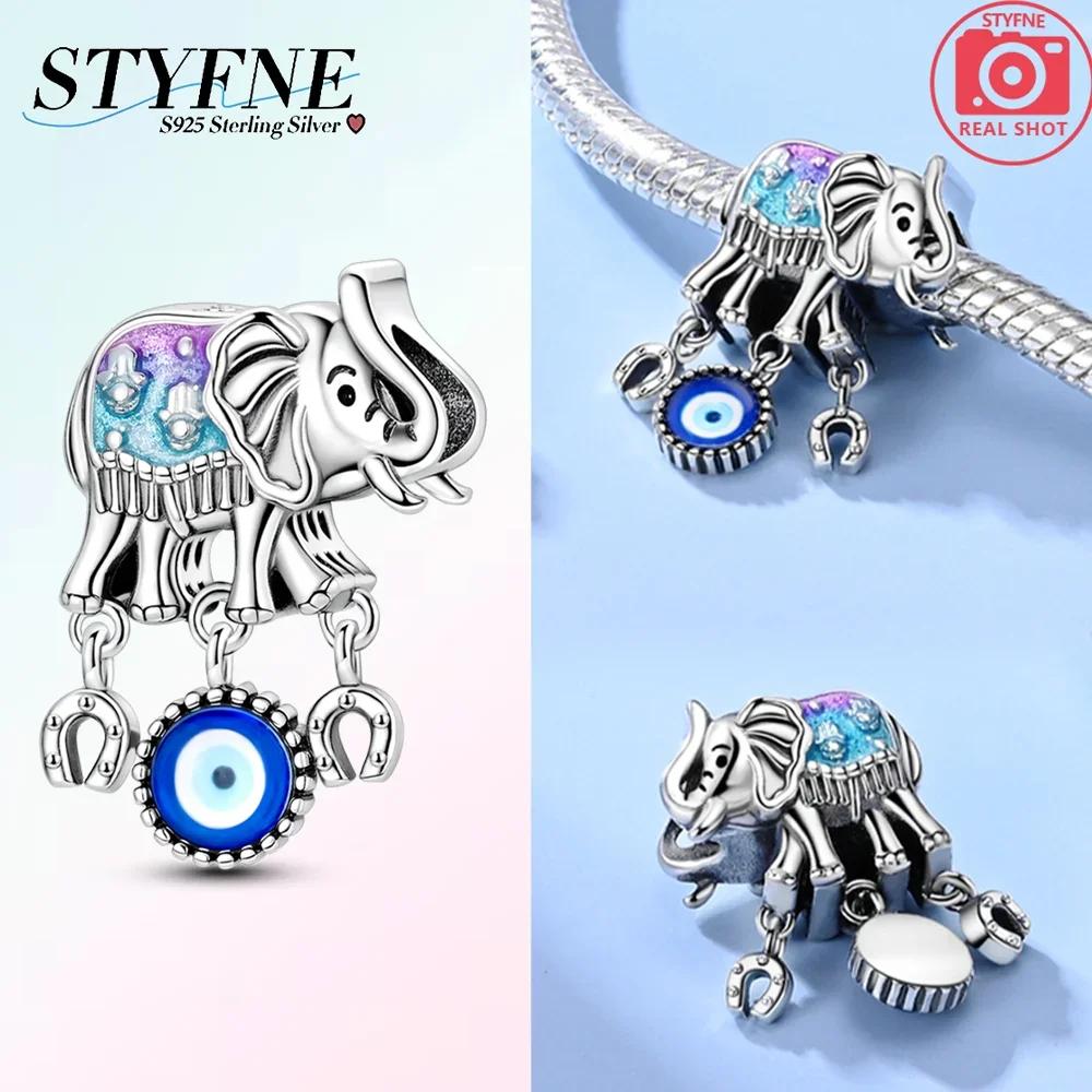 Animal Series Copper Elephant Charm Fit Diy Bracelet Necklace Interesting Zoo Souvenirs Diy Gift Jewelry Making