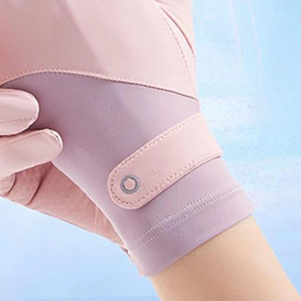 Солнцезащитные перчатки из ледяного шелка, дышащие летние солнцезащитные перчатки для велоспорта на открытом воздухе