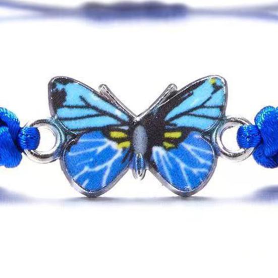 1/2/5/10 шт. Синий браслет дружбы для женщин, регулируемый, плетеный, веревочный, защита узла, удачная дружба