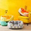 Fresh Flower Pet Nest Semi-enclosed Cat Nest Small Dog Kennel Cat Bed Dog House Kennel Sleeping Supplies
