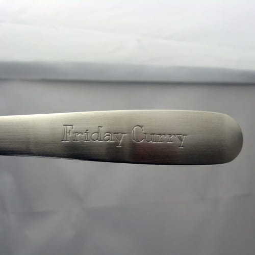 Nagao Friday Curry Spoon, Large, 20.3cm, 18-10 Stainless Steel, Made In Japan