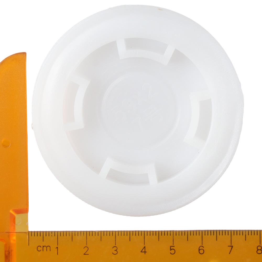 5PCS Plastic Bung Caps White Poly Buttress Waterproof Plastic Drum Plugs Fine Thread