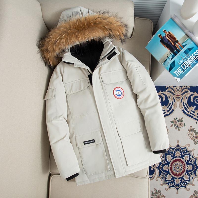 Cotton clothes Winter men's medium and long outdoor thickened tooling Warm and cold clothing Jacket tooling