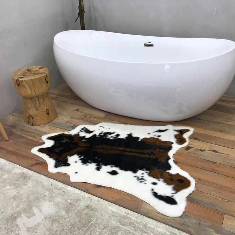 2020 Высококачественный домашний ковер из коровьей кожи, полный кожаный коврик для пола, коврик для стула, имитация коровы