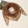 Cloak Lace Scarf Veil Headband Cape Flower Scarves All-match Hip Scarf  Party