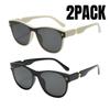 2PACK New Small Fragrant Rice Nail Sunglasses Men's and Women's Fashion Glasses Outdoor Sports Uv Protective Sunglasses