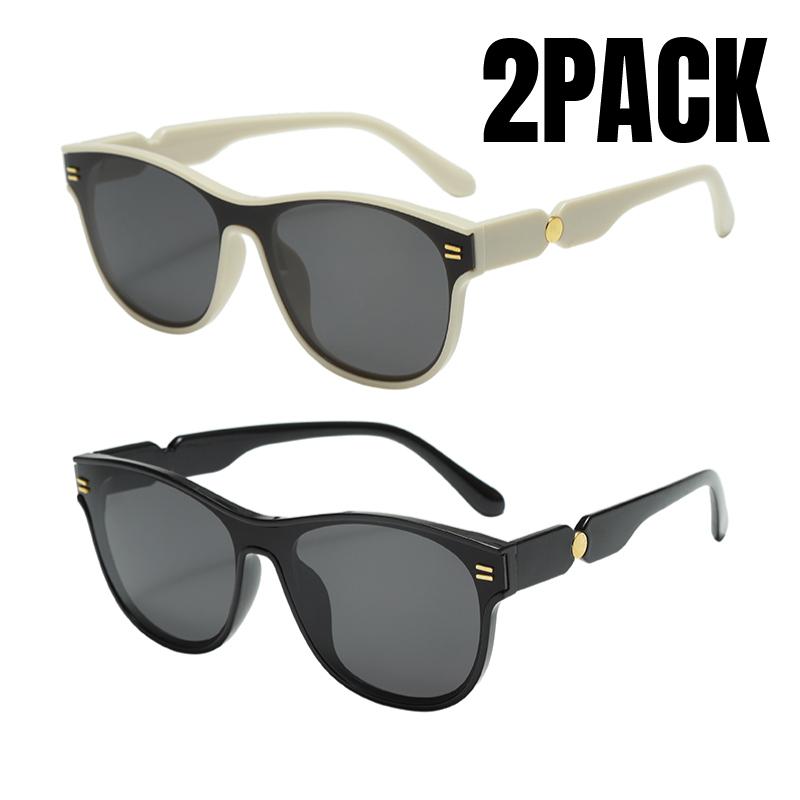 2 упаковки Последние Компактные Ароматные Рисовые Ногти Солнцезащитные Очки Стильные Очки для Мужчин и Женщин Для Активного Отдыха На Улице Солнцезащитные Очки с Защитой от УФ-излучения