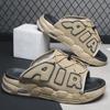 2024 New Sandals Outdoor Thick Sole Versatile Beach Anti Slip Shoes Men's Brand Designer Fashion Air Cushion Slippers Size 39-46