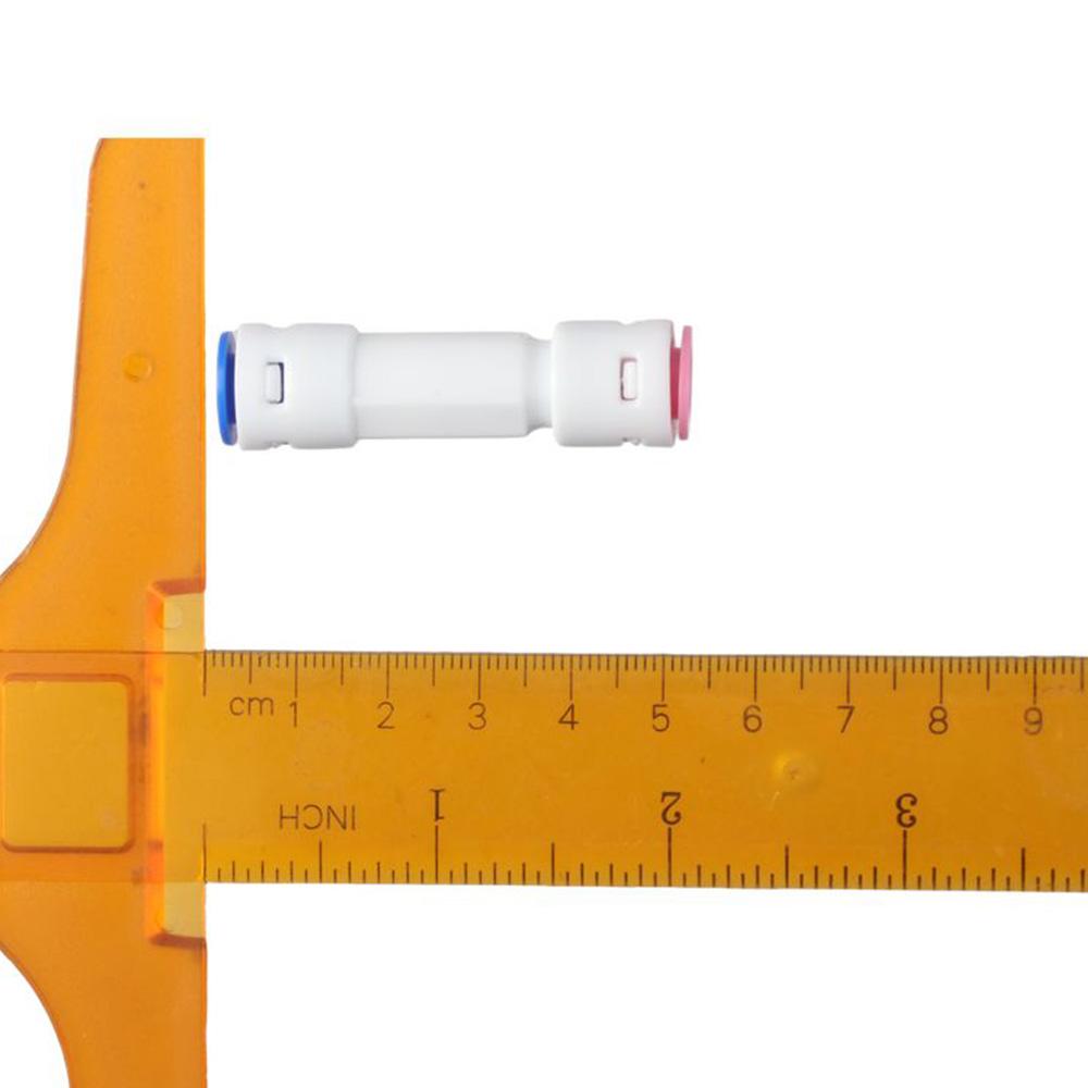 6pcs Plastic Check Valve 1/4" Quick Connect Fittings High Quality One-way Valve Water Purifier