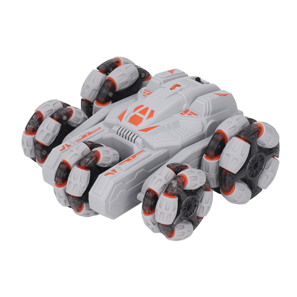2.4Ghz RC трюковая машинка с датчиком жестов, поворотом на 360 градусов, подсветкой, 5 колес, игрушечный автомобиль с дистанционным управлением, серый
