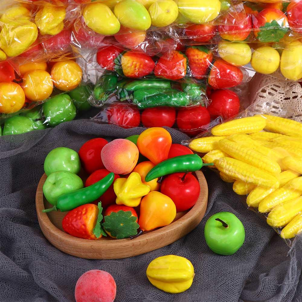 Decor Accessories Mini Fake Fruit Artificial Fruit Kitchen Kids Toy Simulation Strawberry Ornament