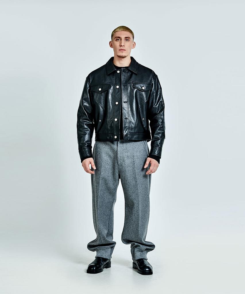 51Percent Tunnel Lining Leather Jacket - Black
