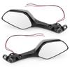 Motorcycle Adjustable Rearview Mirror LED Turn Light for Kawasaki Ninja 250 R25 Cbr 250 R15 V3 V2 Cbr 150R Gsx 150R Yamaha Xmax