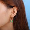 18K Gold Plated DIY Gingerbread Man Earrings - Festive Christmas Collection